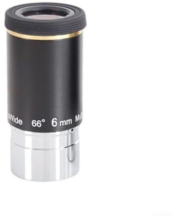 Collection d'oculaires grand angle de 66 degrés 6 mm, 9 mm, 15 mm, 20 mm pour mise au point de télescope de 3,2 cm (6 mm)