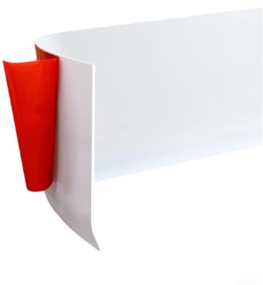 Longitud del zócalo de PVC para acabado de borde interior con estabilidad dimensional y perfil de bajo mantenimiento (blanco)