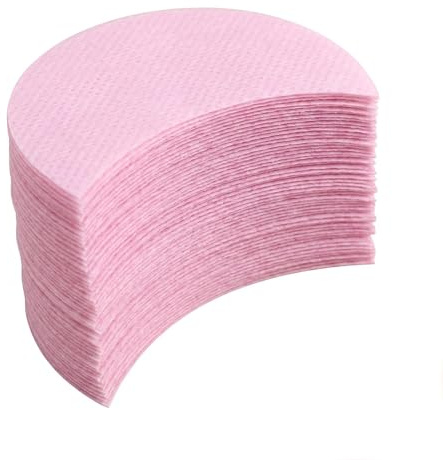 PYRUVAE 200 Pezzi Patch Occhi Ombretto Pink Protezione Trucco Occhi Professionale Adesivi Protettivi Monouso per Ombretto e Extension Ciglia Stencil Trucco in Tessuto non Tessuto per Donna e Ragazza