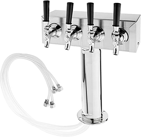 Bev Rite CTT4-186, Stainless Steel 4 Product Draft Beer Kegerator T Tower, Body