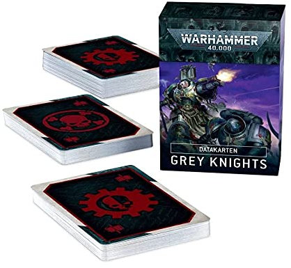 Warhammer Datakarten: Grey Knights (DE) 2021 40.000 ARMEEN des IMPERIUMS