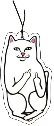 2x Katze Mittelfinger Duftbaum Auto Lustig, Duftspender, Tuning, Car Air Freshener, Duftanhänger Set