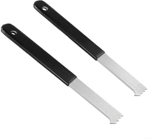 Zoegneer 1 Set Paving Puller Tool With Toothed Joint Scraper Paving Slab Extractor Metal Paver Puller For Garden Lawn Yard Patio Replacing Paver Blocks