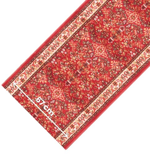 OLIVO.shop Passatoia Scale, Passatoia Lunga per Scale Interne, Tappeto Antiscivolo Multiuso Corridoio, Passatoie Scale al Metro, Tappeto Corridoio, Larghezza 67 cm, OLIMPO (CLASSICO, 0,67x5 mt)