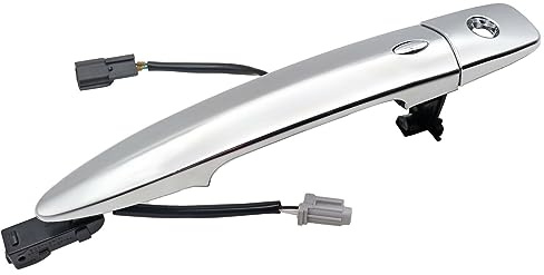 WATERBELINE Couvercle de poignée de porte extérieure avant gauche - Anti-saleté - Étanche - Compatible avec Leaf 806469N00A 806451AA0A 12459871