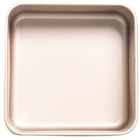 NUOBESTY Teglia Antiaderente Quadrata 235X235X8 CM per Torte e Pane Piastra per Barbecue in Materiale Resistente Bordi Lisci Adatta per Cottura Forno e Grigliate Facile da Pulire e