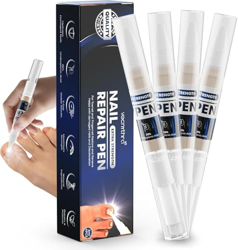 4-PACK Nail Fungus Pen - Toenail Fungus Treatment Extra Strength, Fast-Acting 7 Days Toe Nail Fungus Treatments, Fungal Nail Repair Pens for Damaged Nail