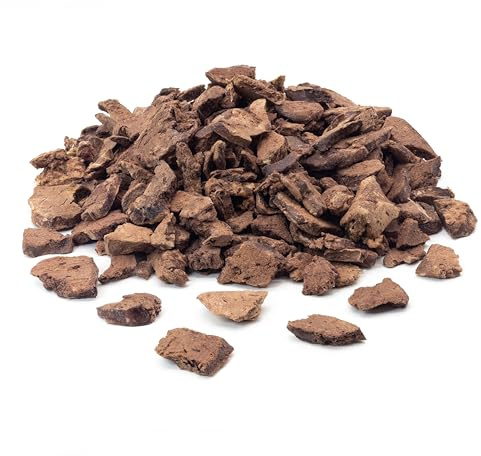 Foie de poulet lyophilisée pour chiens et chats - 100 % poulet - Monoprotéine - Snack naturel, récompense d'entraînement et complément barf - Sans céréales, sucre et additifs artificiels (50 g)