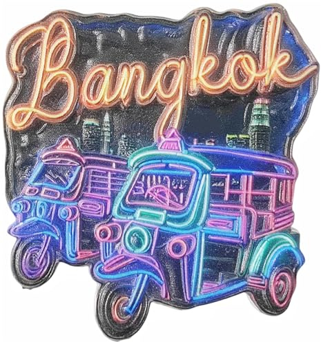 Bangkok Thailand 3D Fridge Magnet Souvenir Gift,Resin Handmade Bangkok Refrigerator Magnet Home & Kitchen Decoration Collection