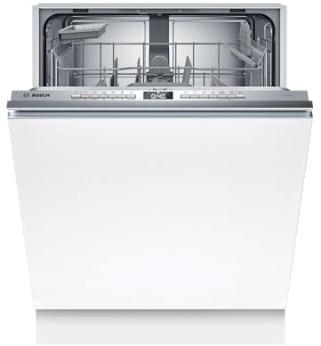 Bosch SMV4HTX14E Serie 4 Vollintegrierter Geschirrspüler, 60 cm, Smart Start, VarioFlex Körbe, Info Light, Geprüfte Hygiene Qualität, Silence Programm