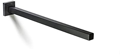 Sagittarius One Porta Asciugamani Bagno Adesivo 400S1-B – Acciaio Inox SUS304, Moderno e Robusto, Barra Elegante – Nero Opaco