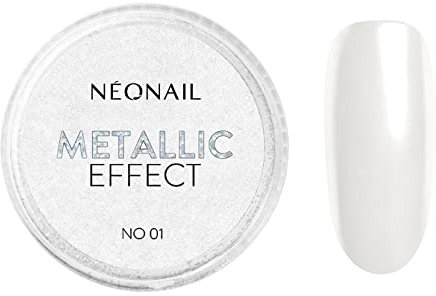 NEONAIL Metallic Effect 01 - Glitzer Nägel Puder - Nail Art - Chrome Nail Powder - Nageldesign Zubehör - Gelnägel Zubehör - Glitter Powder - Glitzerpulver für Nägel - Chrom Nagelpuder