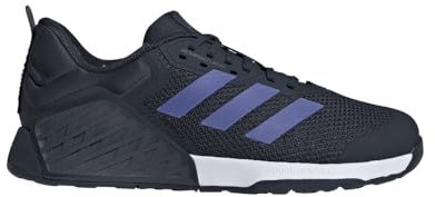 adidas Unisex-Adult Dropset 3 Trainer Sneaker, Aurora Ink/Semi Cobalt Blue/White, 0 Women/12.5 Men