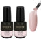 Didier Lab Premium Nail Builder Gel - Almost Naked - Strengthens Natural Nails - LED UV Hard Gel for Nail Repair & Extension - 2x15ml