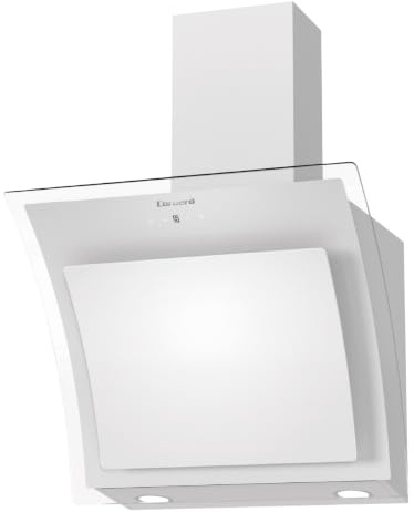 Corberó – Campana Exractora pared 60 cm | NYASA6000W | Caudal 831.1 m³/h | 64db | 293w | 6 Velocidades | Control Touch | 1 Filtro + 1 Filtro Carbón | Blanco Cristal