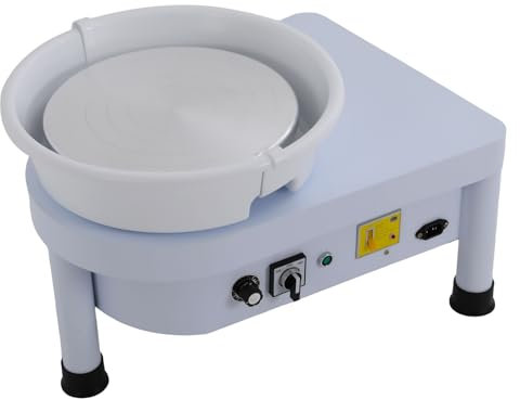 C-Juzarl Töpferscheibe Elektrisch 30cm Töpferscheibe Formmaschine 250W Electric Pottery Wheel Ceramic Machine Keramik Radmaschine DIY für Keramikarbeiten Kunsthandwerk