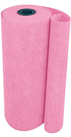 Olivo.shop Tappeto per eventi, rotolo di tappeto, per matrimoni, cerimonie, feste, tappeto da esterno, antiscivolo, passerella Romoqu, rosa, 1 x 5 m