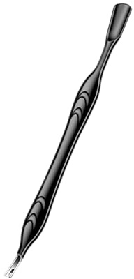Nagelhautschieber und Trimmer-Werkzeug aus Edelstahl mit doppelseitigem Design für präzise Pflege und Heimsalon, ergonomisches Nagelpflegewerkzeug