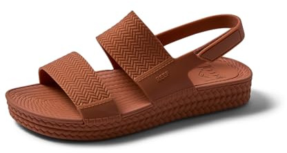 Reef Water Vista Womens Platform Sandal, Water Friendly, Adjustable Strap, Adobe, 9