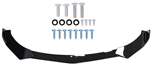 HouYeen Front Bumper Spoiler Lip Body Kit Diffuser Splitter for A-udi A3 A5 S3 S4 RS5 S-line A6 A7 TT Gloss Black