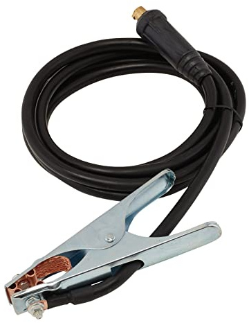 Draper 20931 MMA Welding Earth Lead and Clamp with 35/50 Dinse Plug, 3m, 300A