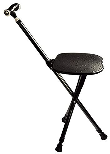 TAOZUYING Krücke Dreibeinhocker TeleskopLed-Griff Gehstöcke Aluminium für ältere Menschen Krücke-11.19 Marriage