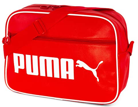 PUMA Unisex – Erwachsene Campus Reporter Messenger Bag Umhängetasche (red)
