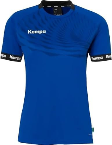 Kempa Herren Wave 26 Shirt Women Damen Mädchen Sportshirt Kurzarm Funktionsshirt Handball Gym Fitness Trikot, Royal/Marine, M EU