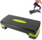 Steppbrett für zuhause, Höhenverstellbar (10-15cm) Stepper Fitness, Aerobic Stepper mit Widerstandsbändern, Für Home Gym & Büro, Krafttraining, Yoga & Cardio Workouts