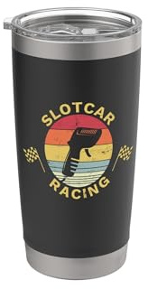 Slotcar Slotracing - Controlador de mano retro Vaso térmico de acero inoxidable de doble pared