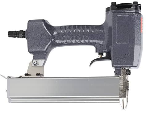 BTOSEP Professionell pneumatisk nagelpistol kompakt rak finish spikpistol för lädersoffa snickeri 1 000 kapacitet