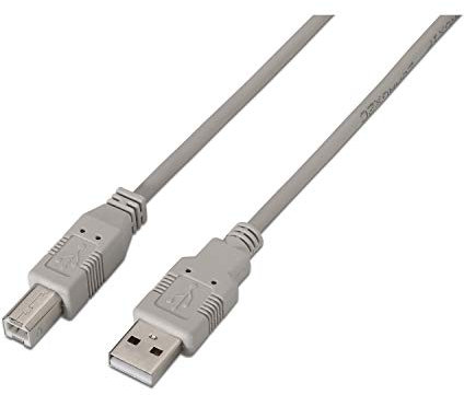 Aisens Cable Usb 2.0 Impresora. Tipo A/M-B/M. Beige. 3M