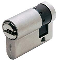 Art. 880965109 MEZZO CILINDRO SAGOMATO R6 di sicurezza Nichelato Antitrapano - L - 75 - A - 65 - B - 10