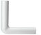 tecuro - 583572 - Spülbogen für WC-Spülkasten - PVC weiß Höhe: 230 mm x Länge: 230 mm