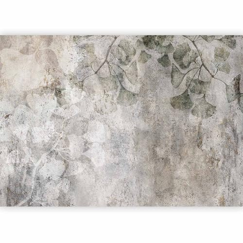 murando - Carta da Parati Adesiva Astratto 441x315 cm Fotomurali Adesivi Murali Rivestimento Parete Moderna per Pareti Adesiva Muro Decorativo Fotomurale Soggiorno Struttura Motivo vegetale Foglie