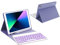 Tastatur iPad 9. Generation, iPad 10.2 Tastatur mit Hülle (iPad 9./8./7. Generation), Magnetisch Abnehmbarer 7-Farbige Beleuchtung mit QWERTZ Tastatur für iPad Air 3 und iPad Pro 10.5, Lavendel Lila