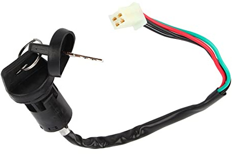 Interruttore chiave accensione commutatore avviamento moto interruttore chiave quattro fili dispositivo impermeabile compatibile 50cc 90cc 110cc 125cc ATV Go Kart e Dirt Bike
