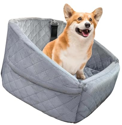 Kalttoy Coussin de voyage pour animal de compagnie avec rembourrage en éponge dense et base antidérapante - S'adapte à la plupart des véhicules de balançoire pour chien