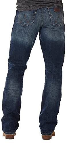 Wrangler Herren Retro Relaxed Fit Bootcut Jeans, Jackson Loch, 36W / 36L