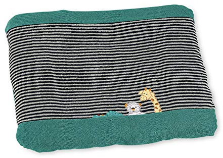 Sterntaler Wickelauflagenbezug Kuschelzoo, Farbe: Eukalyptus, 80 x 90 cm