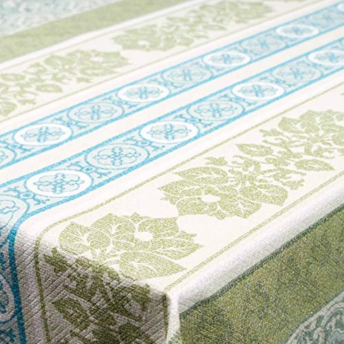 Garden Classic Gartentischdecke Tischdecke Klassisch Grün Breite & Größe wählbar 90 x 150 cm Eckig abwaschbar