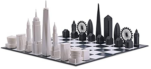 Skyline Chess - London vs New York Special Edition (con Tablero Plegable)