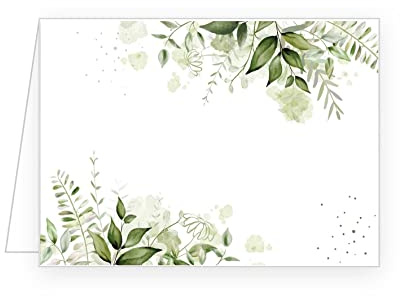 Edition Seidel 50 Premium Tischkarten Platzkarten Namenskarten Hochzeit Geburtstag Taufe Kommunion Konfirmation Taufe Firmung Jugendweihe Goldhochzeit Diamanthochzeit Silberhochzeit Eukalyptus