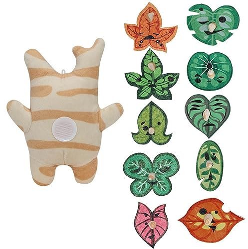 MayDee Korok Kuscheltier Breath of The Wild Plüsch Puppen Korok Plüsch Anhänger Yahaha Plush Spielzeug (10pcs)