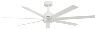 LUCCI AIR Deckenventilator Airfusion Atlanta – 7 Flügel - mit Sommer/Winter Modus –inkl. LED Leuchte und Fernbedienung – 142 cm Durchmesser (Weiß)