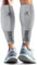Rymora Calf Compression Sleeves for Men & Women (Ideal for Sports, Running, Shin Splints & More) (One Pair) (Grey) (Extra Large) [XL]