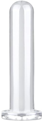 Roluck Plug Anale con Ventosa, TPE Dildo Trasparente Giocattoli Sessuali per Uomini Massaggio della Prostata Anale Masturbazione Stimolazione del Punto G per Donne (L)