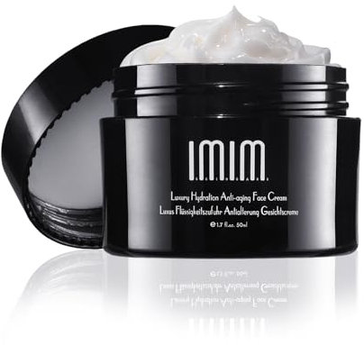 Hyaluron Gesichtscreme Männer und Damen, Anti Falten Creme Soforteffekt, IMIM Feuchtigkeitscreme Gesichtspflege, Moisturizer Face und Anti Aging, 50ml