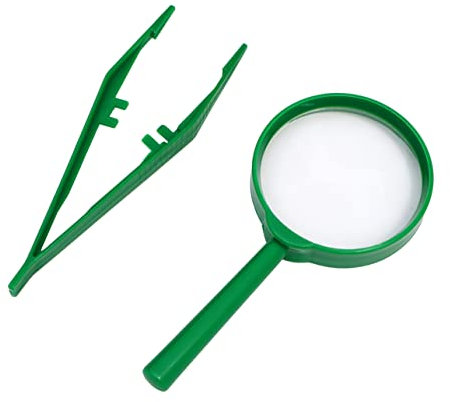 BCOATH 3 Sets Lupe Hobby Beobachtungslupe Kinder Beobachtungslupe Hand Leselupe Kinderlupe Bruchsichere Vergrößerung Kinderlupe