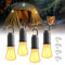 BrightWish Rechargeable Camping Lights, 4 Pack, Waterproof Lantern with 3 Lighting Modes, Battery Operated Tent Light for Camping & Emergency